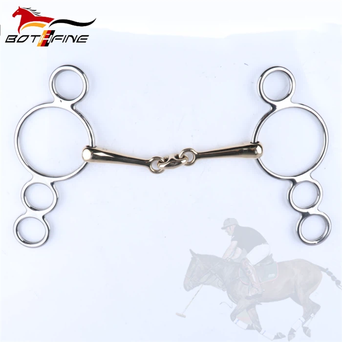 Show Jump French Link 4 Ring Gag Show Jump French Link 4 Ring Gag